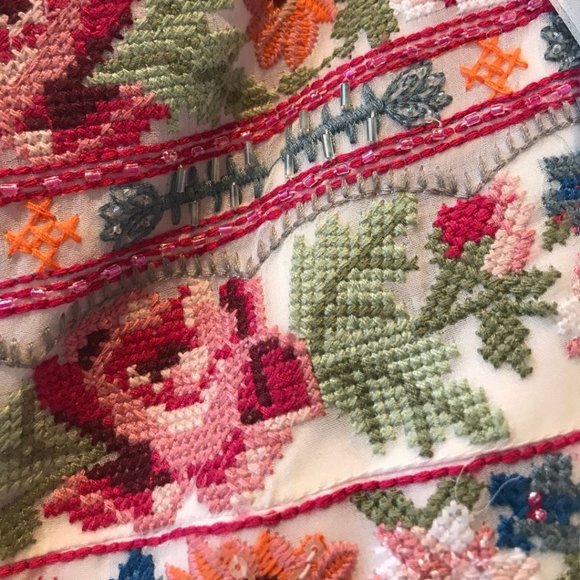 Sherri Hill Strapless Floral Top Gown - Picture 7 of 8